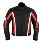Armored Textile Motorcycle Jacket