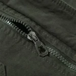 military jacket zipper