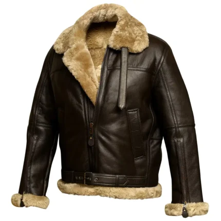 Men's Shearling Bomber Jacket