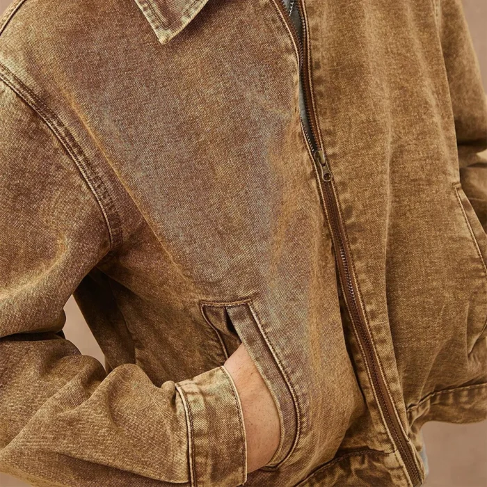 Men's Cropped Jacket Pockets