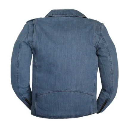 Unisex Zippered Denim Jacket