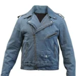 Denim Motorcycle Jacket