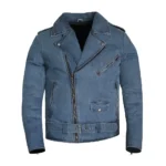 Unisex Denim Motorcycle Jacket