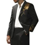 men's embroidered blazer jacket