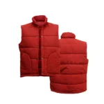 unisex red gilet