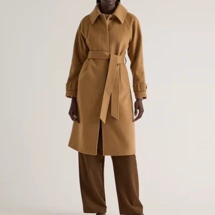 Women's Wool Belted Coat