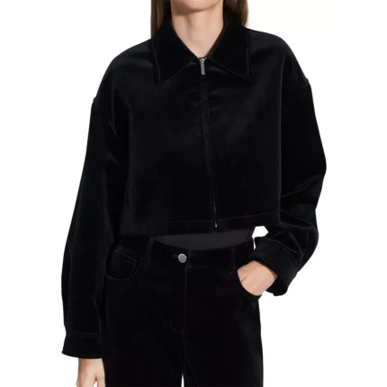 Women's Cropped Zip Jacket