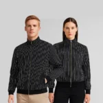 Black Pinstripe Jacket