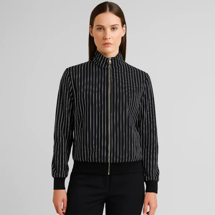 Black Pinstripe Jacket