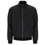 Black Pinstripe Jacket