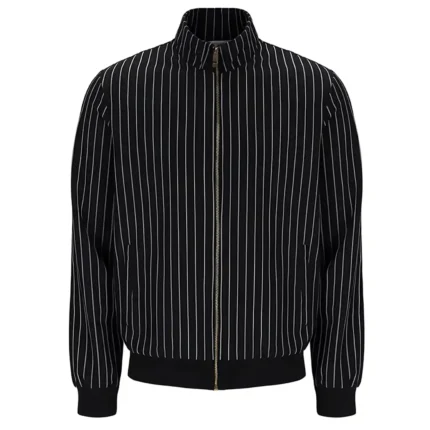 Black Pinstripe Jacket