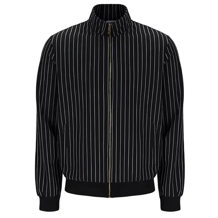 Black Pinstripe Jacket