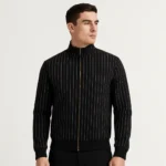 Black Pinstripe Jacket