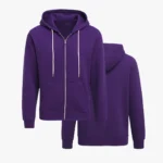 Justin Bieber Purple Hooded Jacket