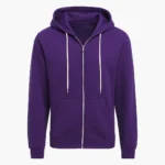 Justin Bieber Purple Hooded Jacket