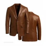 Men's Genuine Leather Blazer