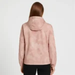 Women's Pink Hooded Track Jacket