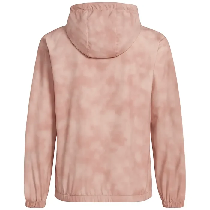 Women's Pink Hooded Track Jacket