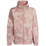 Women's Pink Hooded Track Jacket