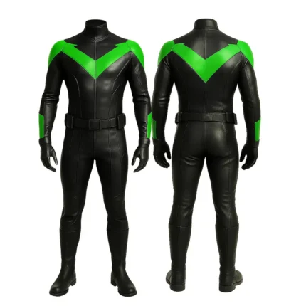 thumbnail image 2 of Lady Nightwing Cosplay Costume Jumpsuit – Superhero Woman Bodysuit, Halloween 2 of 6