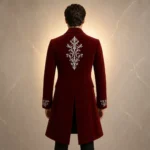 Burgundy Groom Jacket, Mens Velvet Wedding Tailcoat, Silver Embroidered Formal Coat, Gothic Victorian SuitBurgundy Groom Jacket, Mens Velvet Wedding Tailcoat, Silver Embroidered Formal Coat, Gothic Victorian SuitBurgundy Groom Jacket, Mens Velvet Wedding Tailcoat, Silver Embroidered Formal Coat, Gothic Victorian Suit