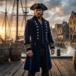 Men’s Pirate Captain Frock Coat