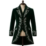 green Christmas coat
