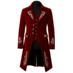 red Christmas coat