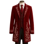 winter embroidered suit
