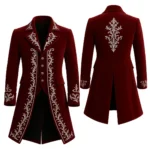 Winter embroidered coat