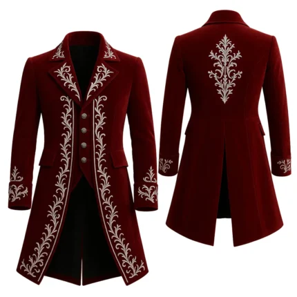Winter embroidered coat