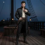 Calico Jack Pirate Cosplay Coat