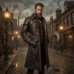 Distressed Brown Leather Pirate Costume