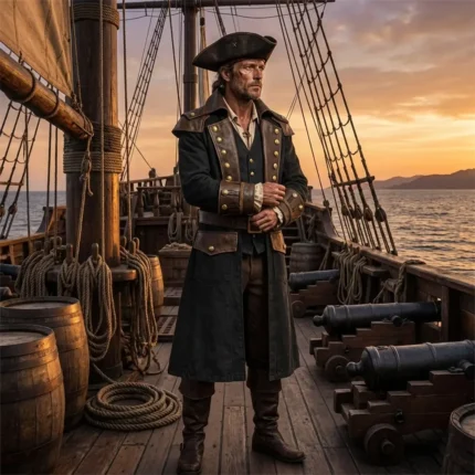 Pirate Captain Cosplay Trench