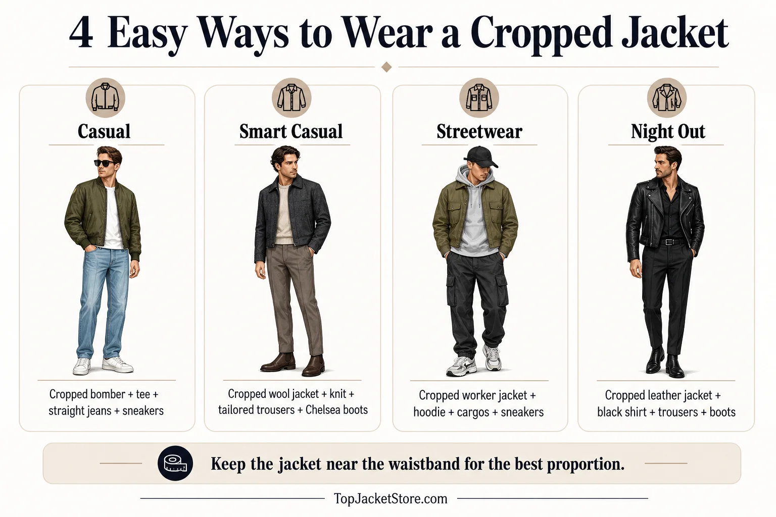 Mens Cropped Jacket Outfit Guide