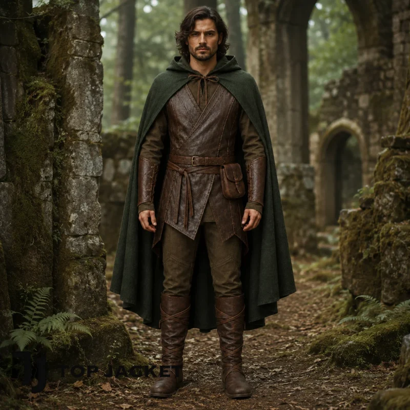 Medieval woodland archer outfit