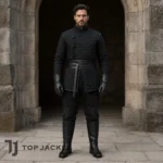 Men’s Black Gambeson Armor, Medieval Quilted Tunic, Viking Knight Costume, LARP and Renaissance Fair ClothingMen’s Black Gambeson Armor, Medieval Quilted Tunic, Viking Knight Costume, LARP and Renaissance Fair Clothing
