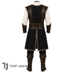 Mens Renaissance Knight Costume, Medieval Warrior Outfit, Crusader Armor Cosplay Suit