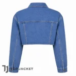 Hoshi Inspired Cropped Denim Jacket, Men’s Blue Jean Jacket, Kpop Stage Outfit, Short Trucker Jacket, Unisex Streetwear
