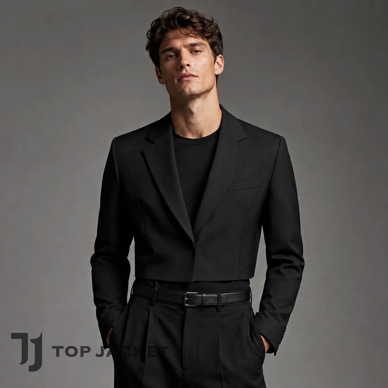 Men’s Black Short Blazer, Cropped Tailored Suit Jacket, Modern Formalwear, Avant Garde Wedding Prom Party Coat Men’s Black Short Blazer, Cropped Tailored Suit Jacket, Modern Formalwear, Avant Garde Wedding Prom Party Coat