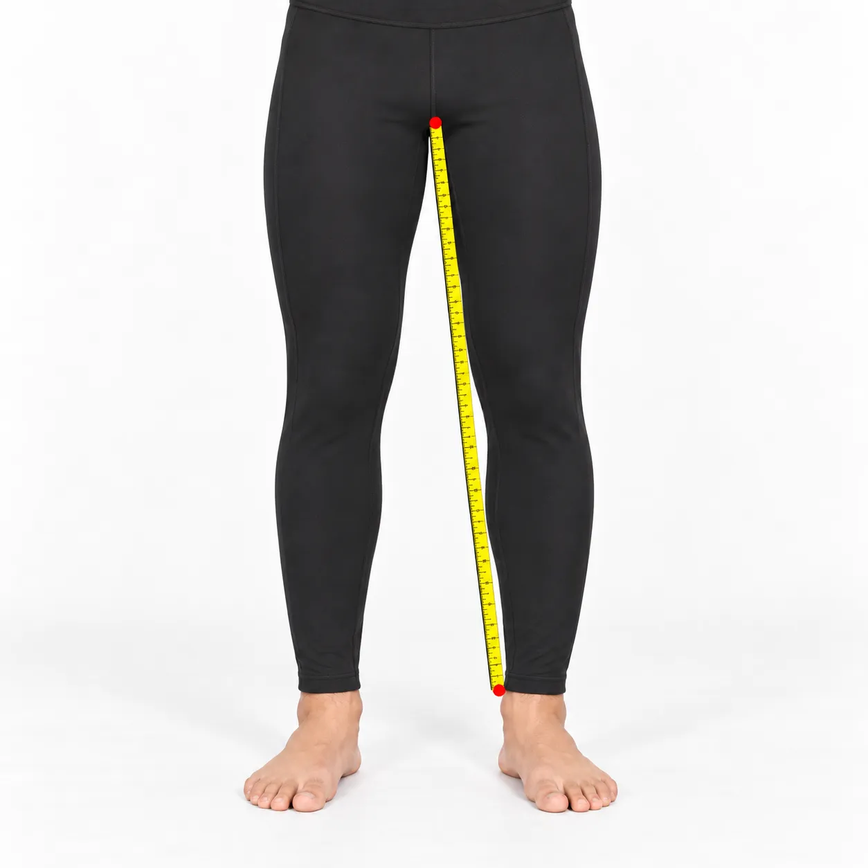 How to measure inseam length