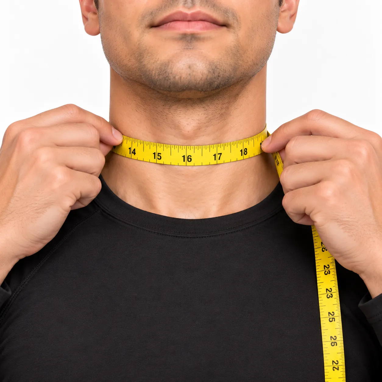 How to measure neck circumference